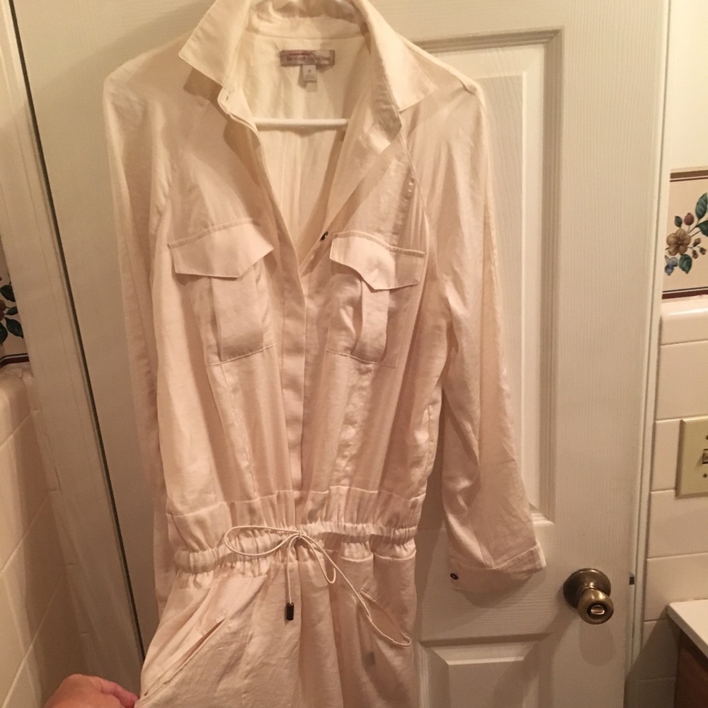 Banana Republic Cream Dress, size 8
